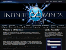 Tablet Screenshot of infiniteminds.info